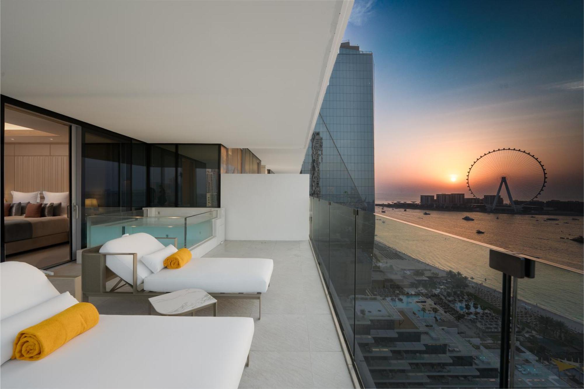 Five Luxe 호텔 두바이 외부 사진 View of the Dubai Eye from the hotel