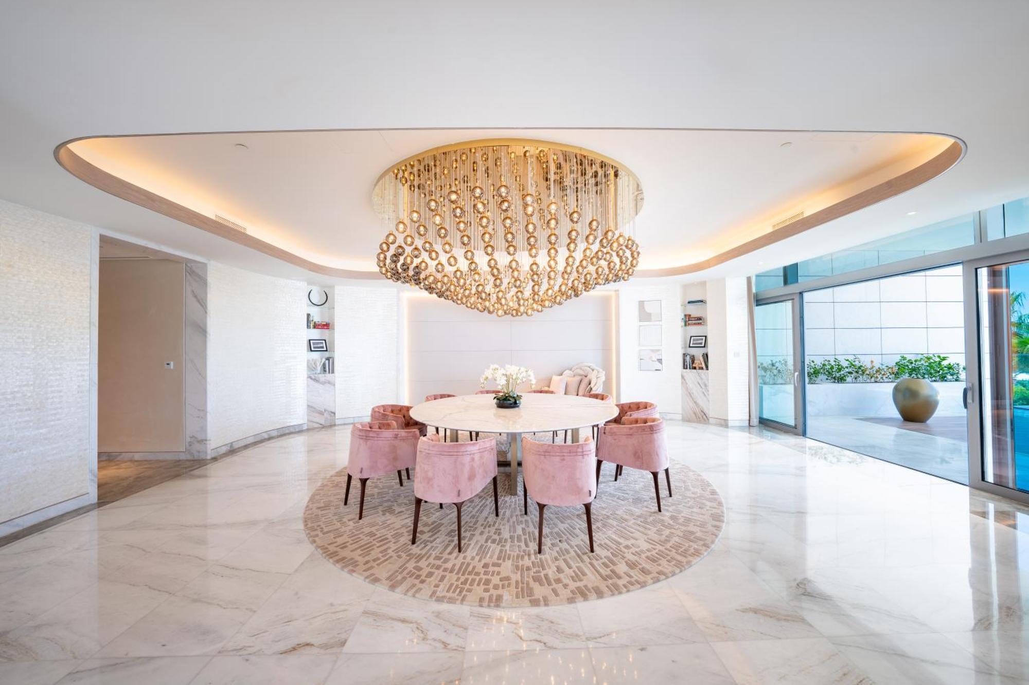 Five Luxe 호텔 두바이 외부 사진 Dining room