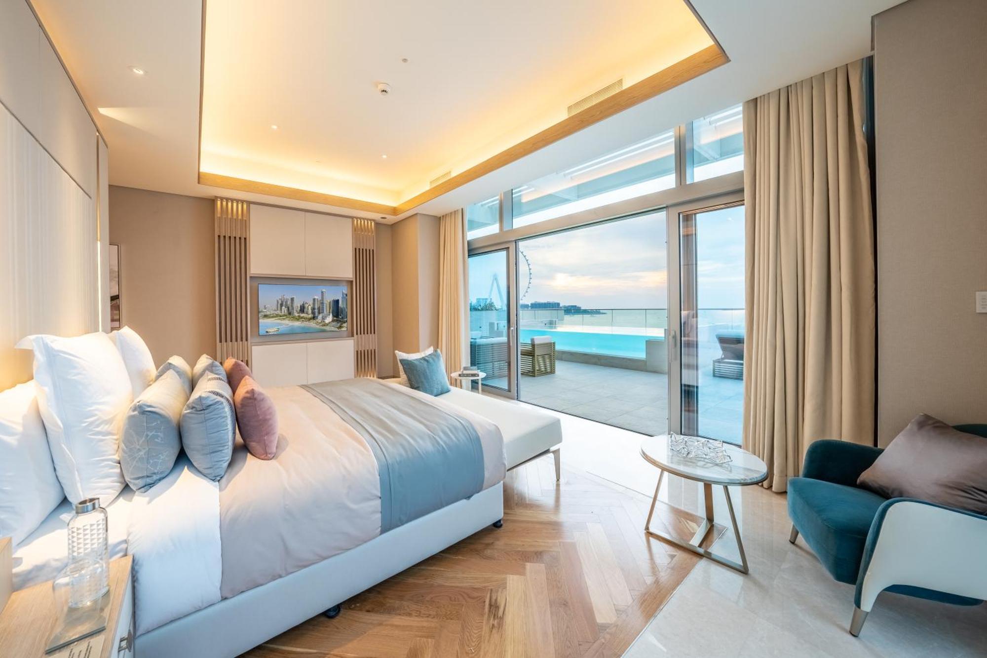 Five Luxe 호텔 두바이 외부 사진 A bedroom at the hotel